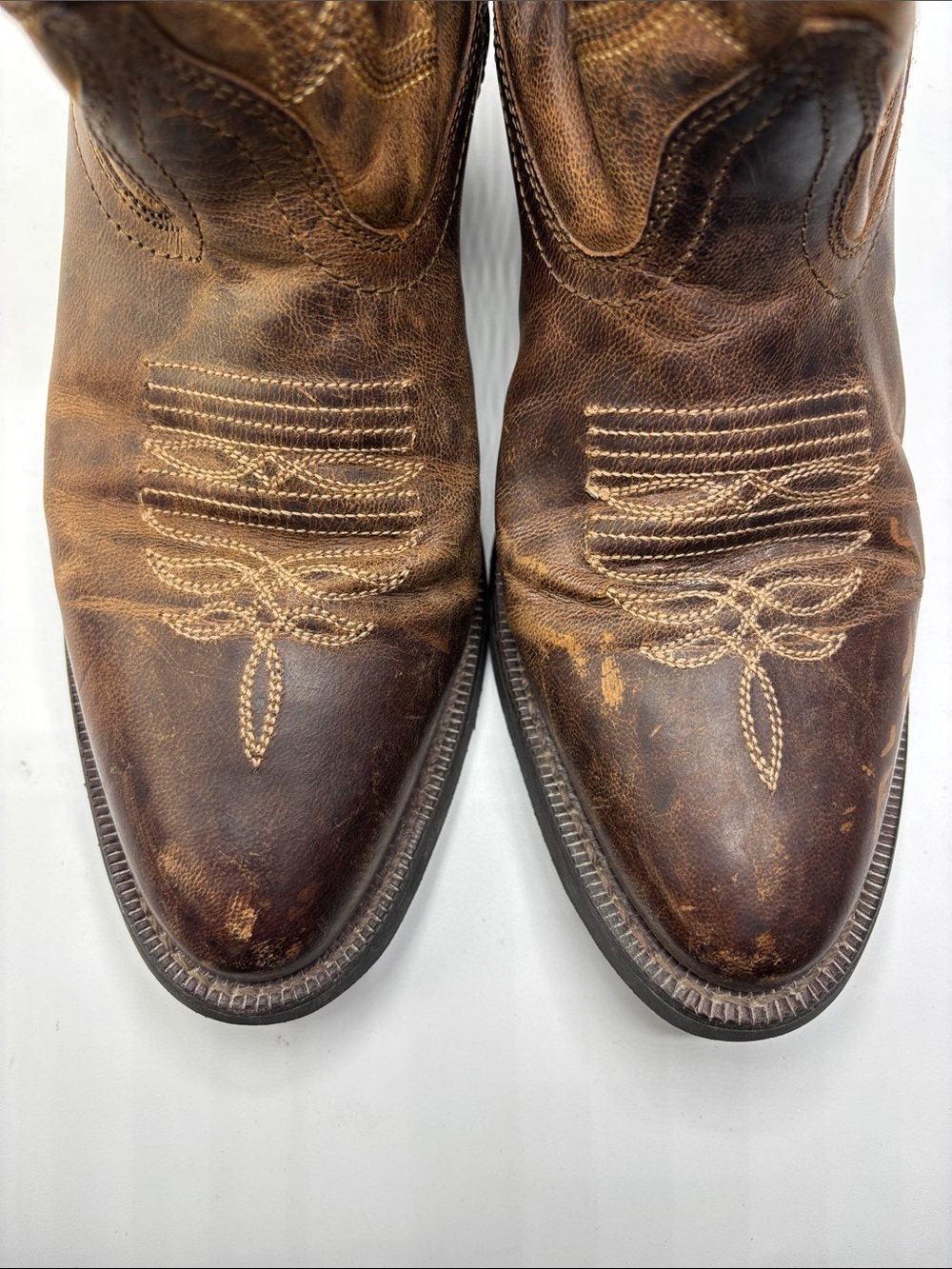 Laredo Women’s Brown Distressed Leather Western Cowboy Boot Style 51112 Size 7 - Picture 6 of 8